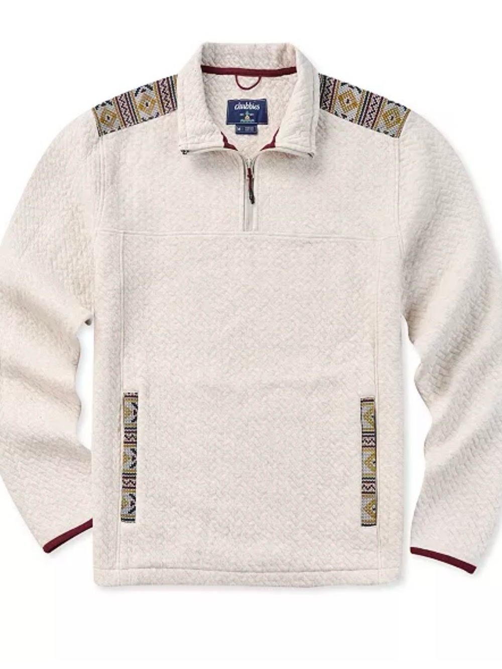 NWT chubbies Sandstorm Quilted Everyday Jacket 1/4 Zip Pullover sz XXL retail$79